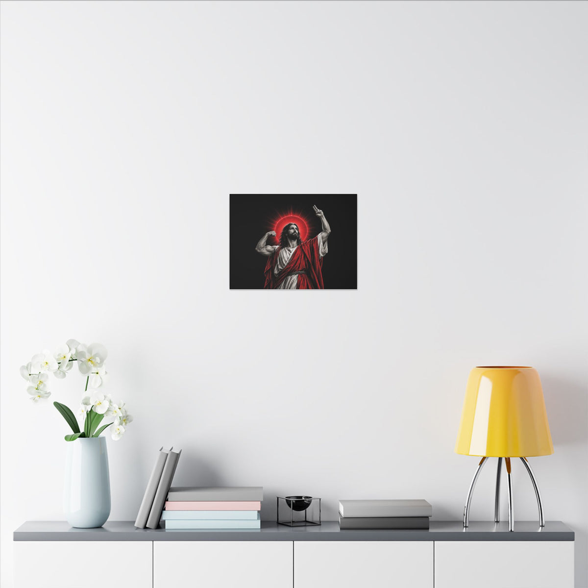 Faith and Iron - Gym Wall Art | Canvas (Landscape)
