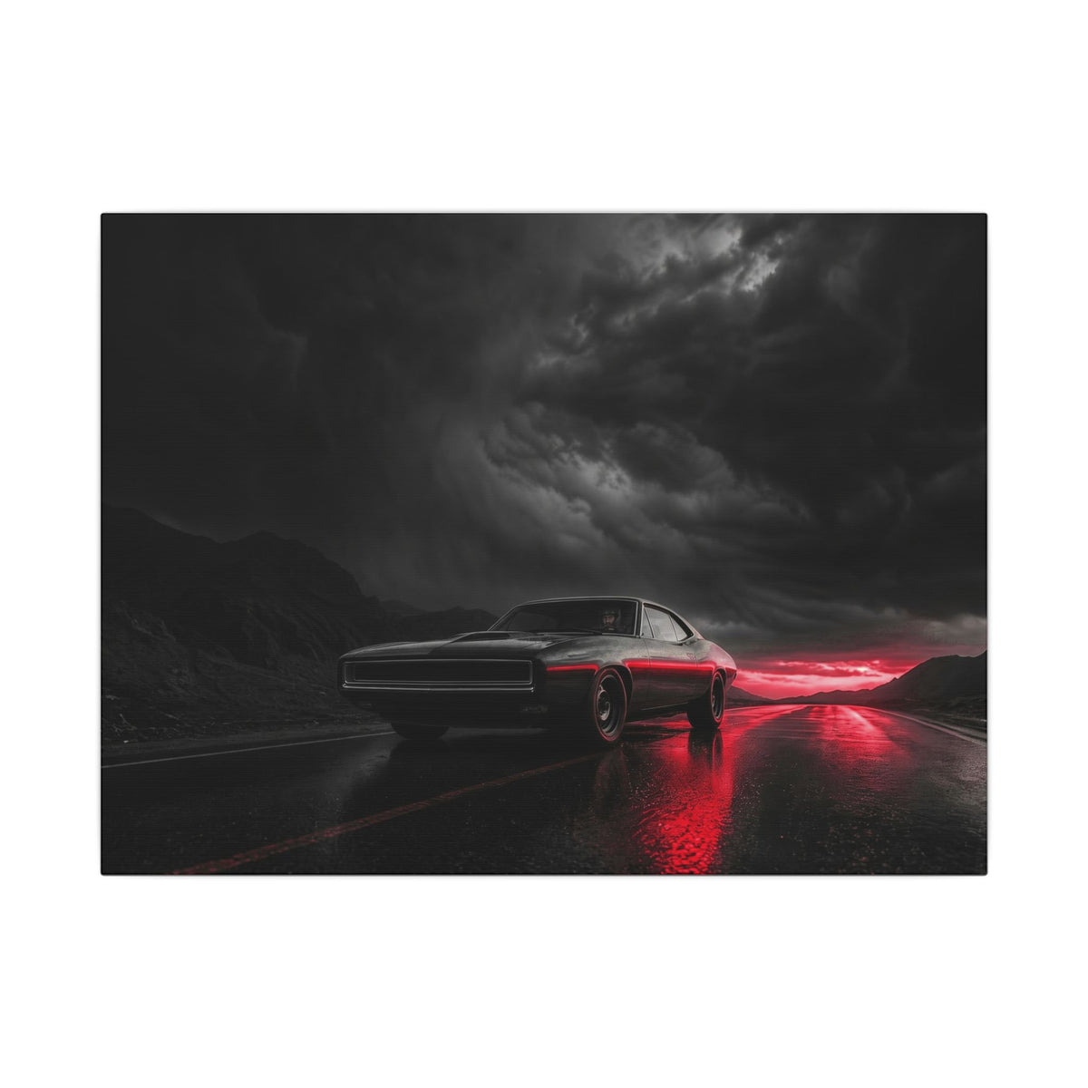 Desert Muscle - Muscle Car Wall Art | Canvas (Landscape)