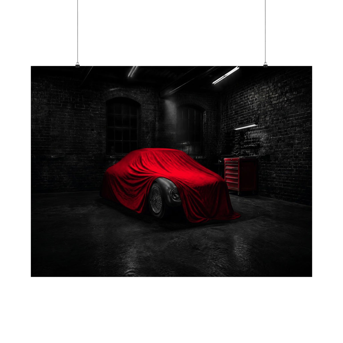 The Project - Car Cover Wall Art | Matte Poster (Landscape)
