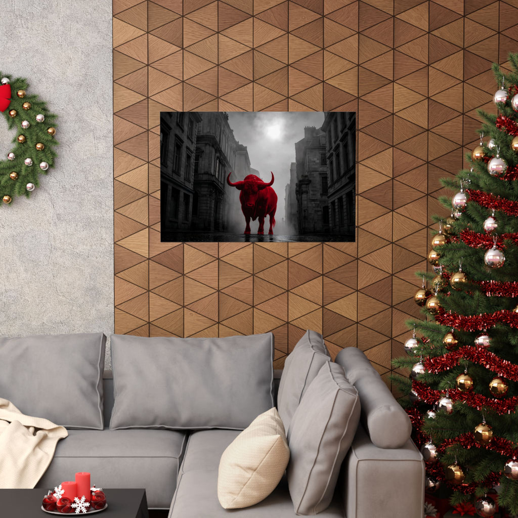 The Bull - Business Wall Art | Matte Poster (Landscape)