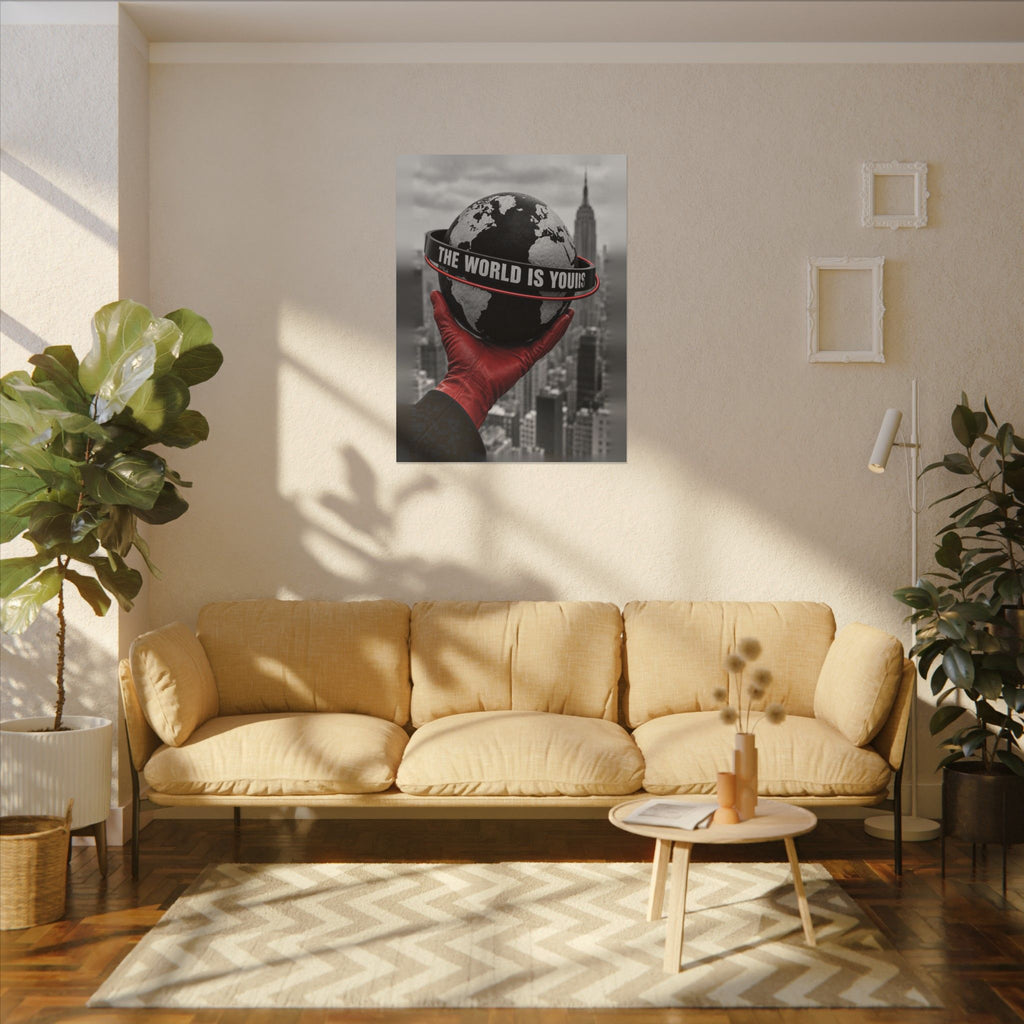 The World Is Yours - Money Wall Art | Canvas
