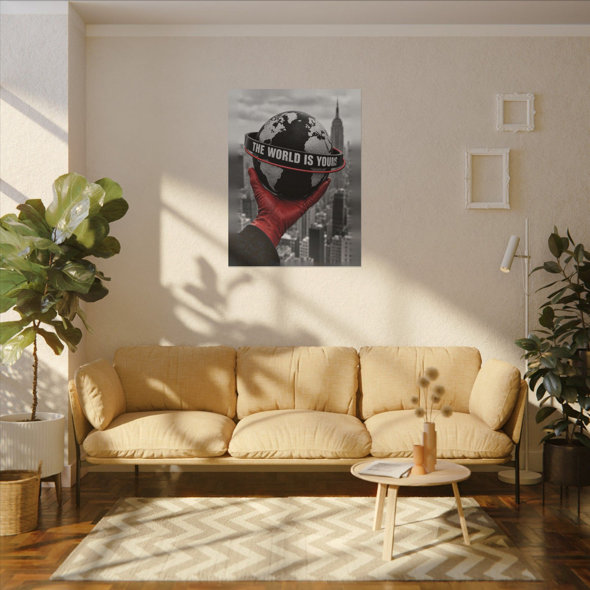 The World Is Yours - Money Wall Art | Canvas