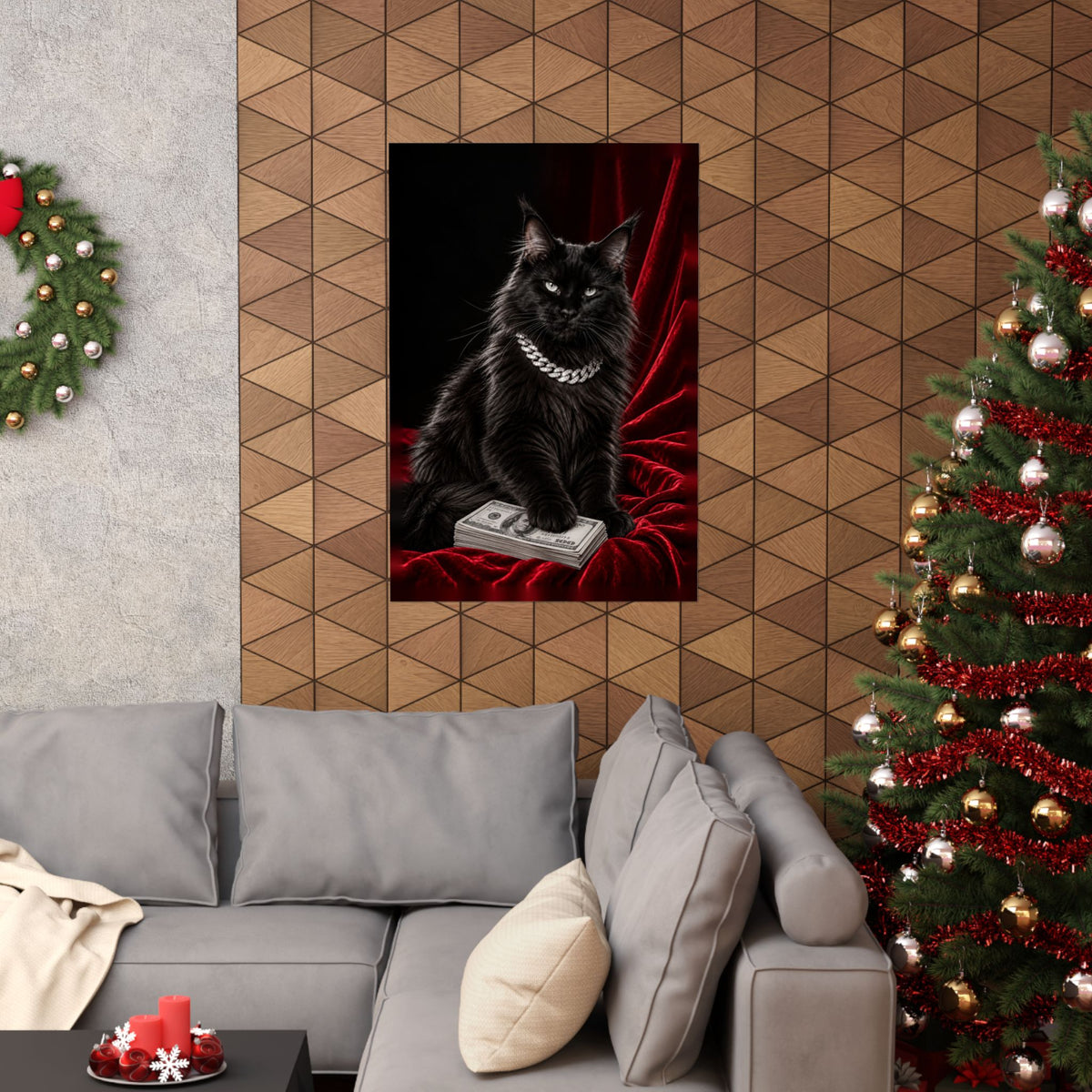 Cat Cash - Meme Wall Art | Matte Poster