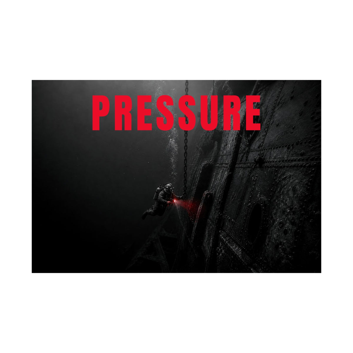 Control the Pressure - Gym Wall Art | Matte Poster (Landscape)