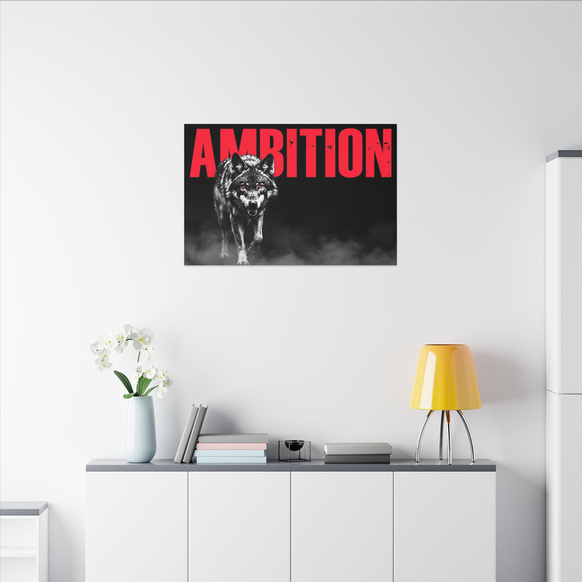 Ambition - Wolf Wall Art | Canvas (Landscape)