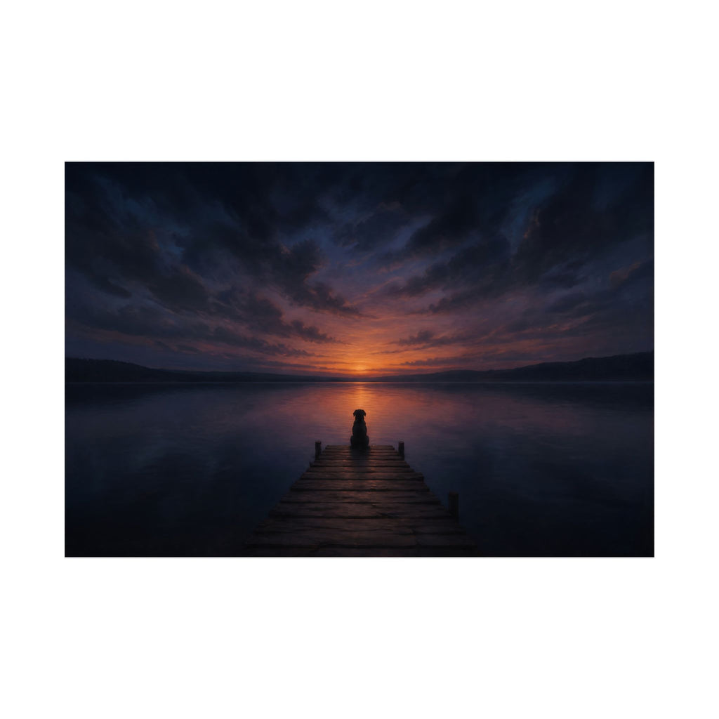 The Wait - Bedroom Wall Art | Matte Poster (Landscape)