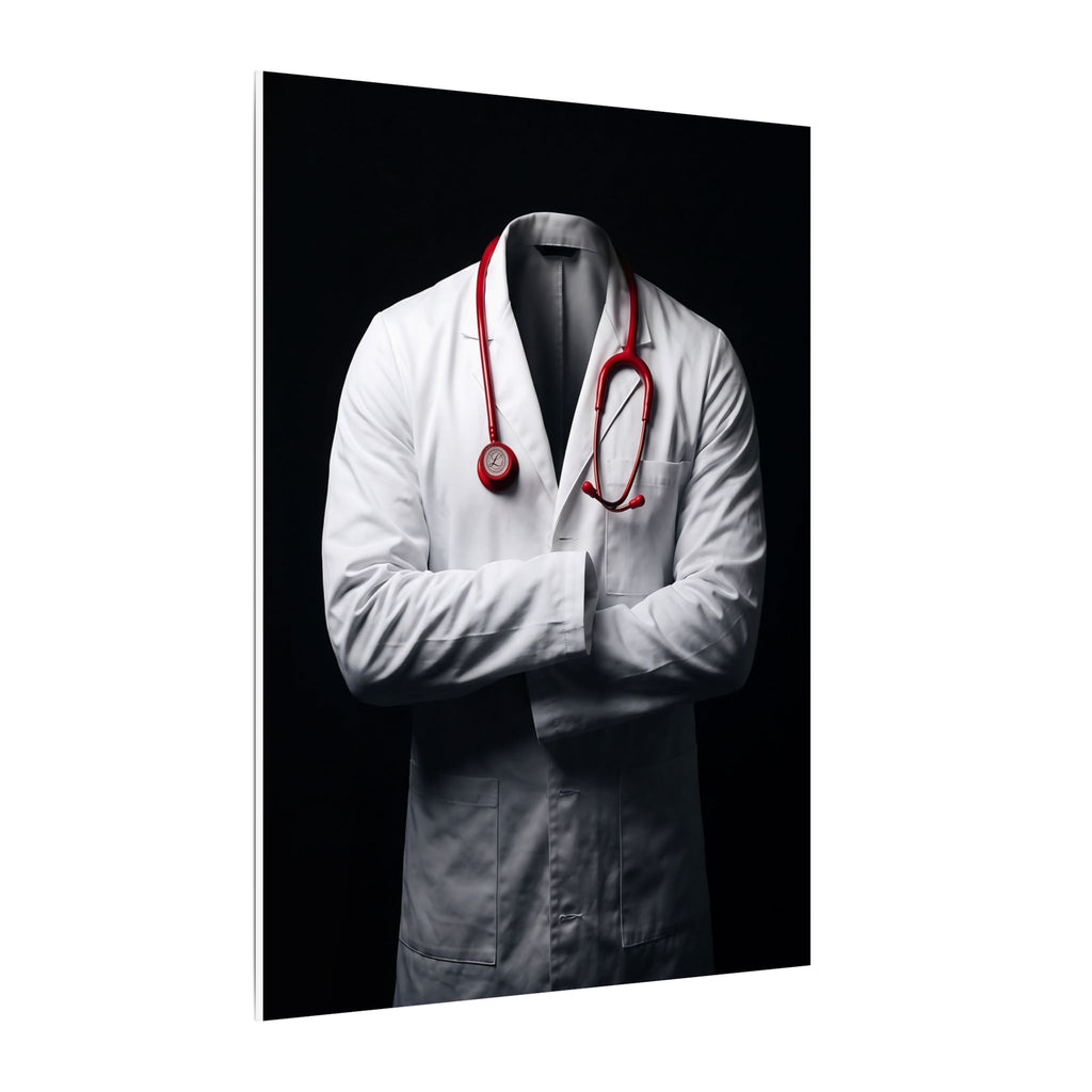 The White Coat - Doctor's Office Wall Art | Canvas