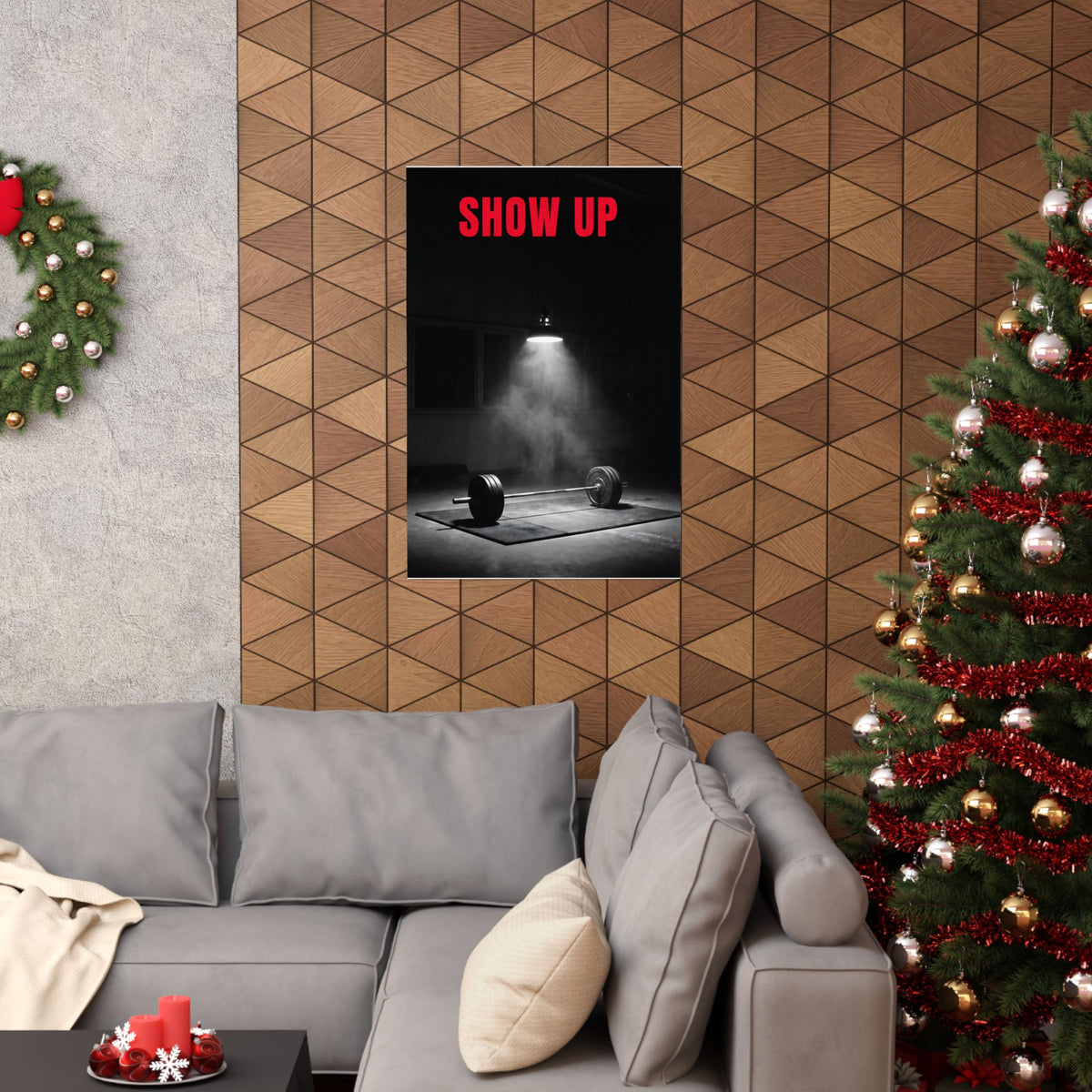 Show Up - Gym Wall Art | Matte Poster