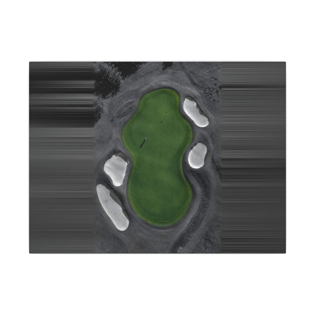Aerial Solitude - Golf Course Wall Art | Canvas (Landscape)