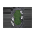 Aerial Solitude - Golf Course Wall Art | Canvas (Landscape)