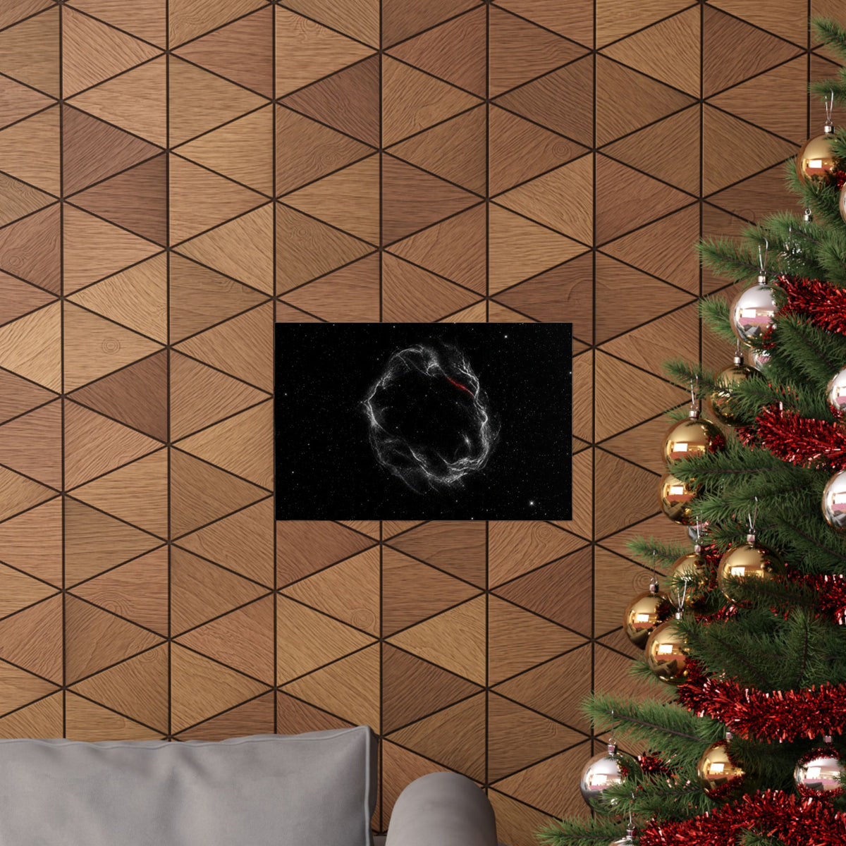 Charged Veil - Space Wall Art | Matte Poster (Landscape)