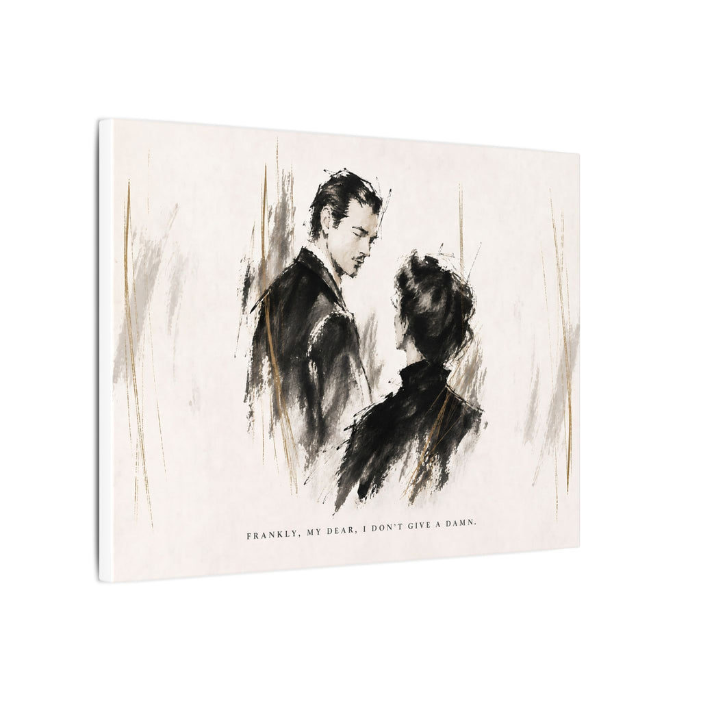Frankly My Dear - Romantic Noir Wall Art | Canvas (Landscape)