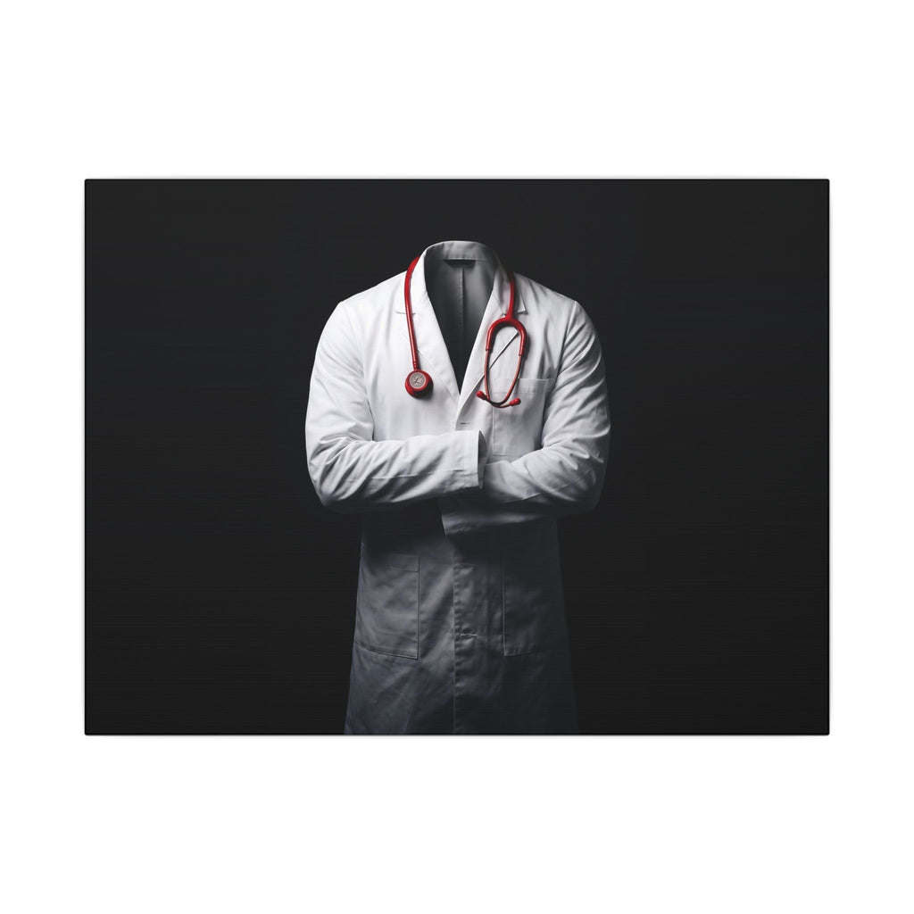 The White Coat - Doctor's Office Wall Art | Canvas (Landscape)