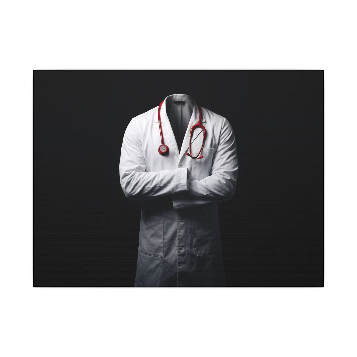 The White Coat - Doctor's Office Wall Art | Canvas (Landscape)