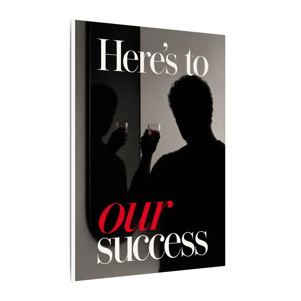 Here's To Our Success - Man Cave Wall Art | Canvas