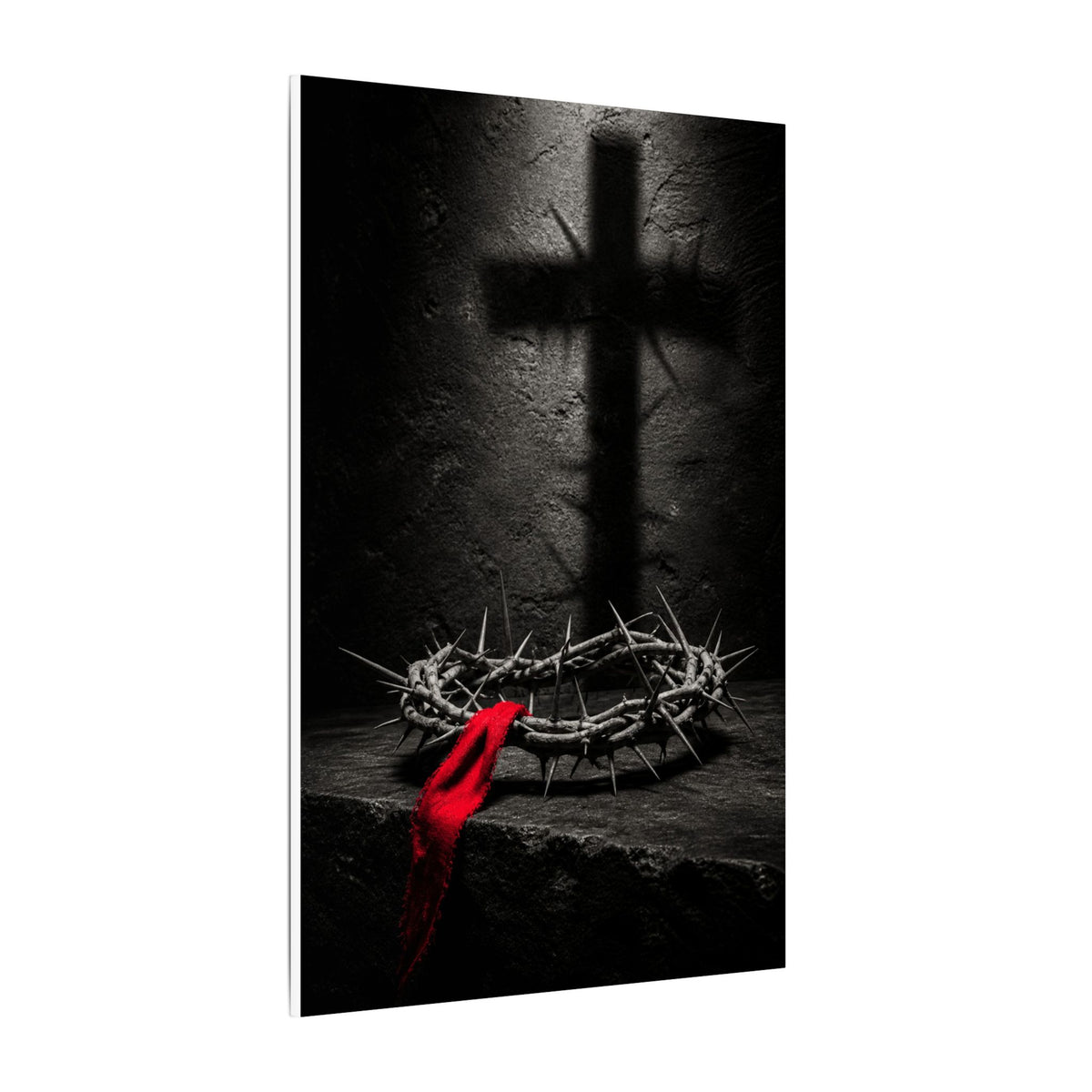 Crown and Shadow - Crown of Thorns Wall Art | Canvas