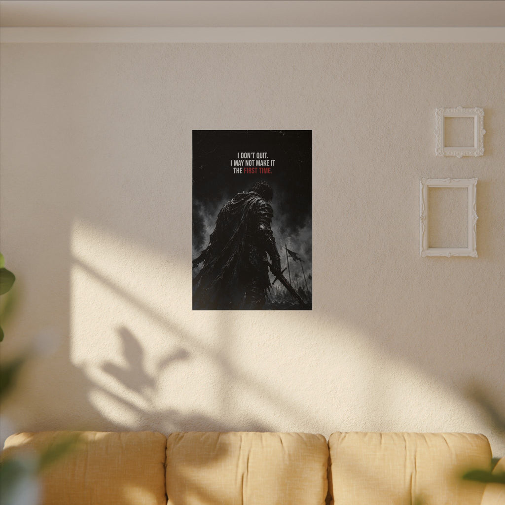 I Don't Quit - Motivational Wall Art | Canvas