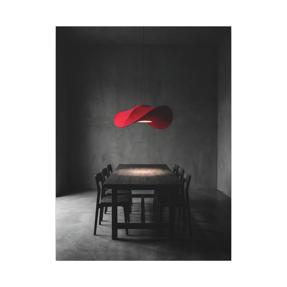 The Light Over the Table - Dining Room Wall Art | Canvas