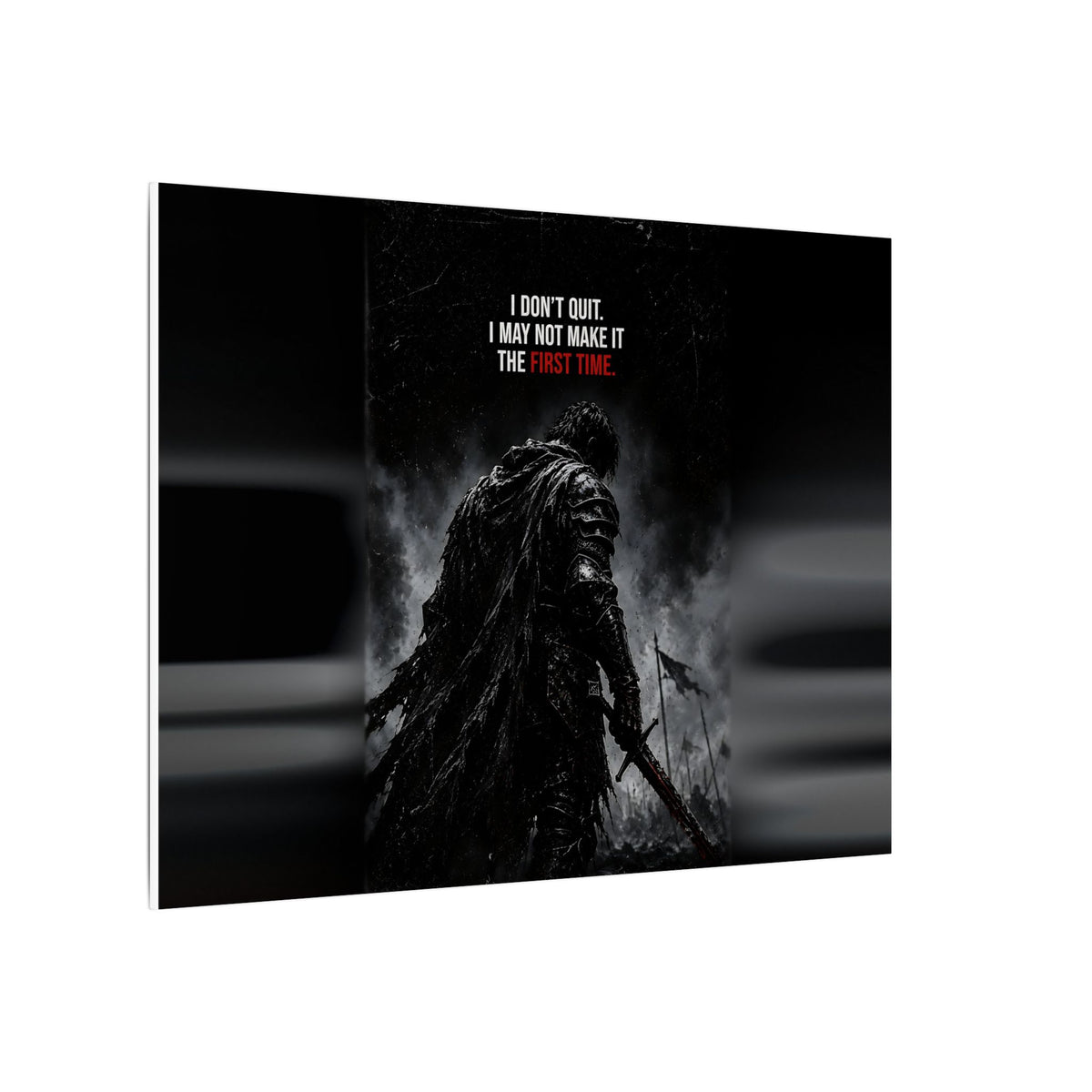 I Don't Quit - Motivational Wall Art | Canvas (Landscape)