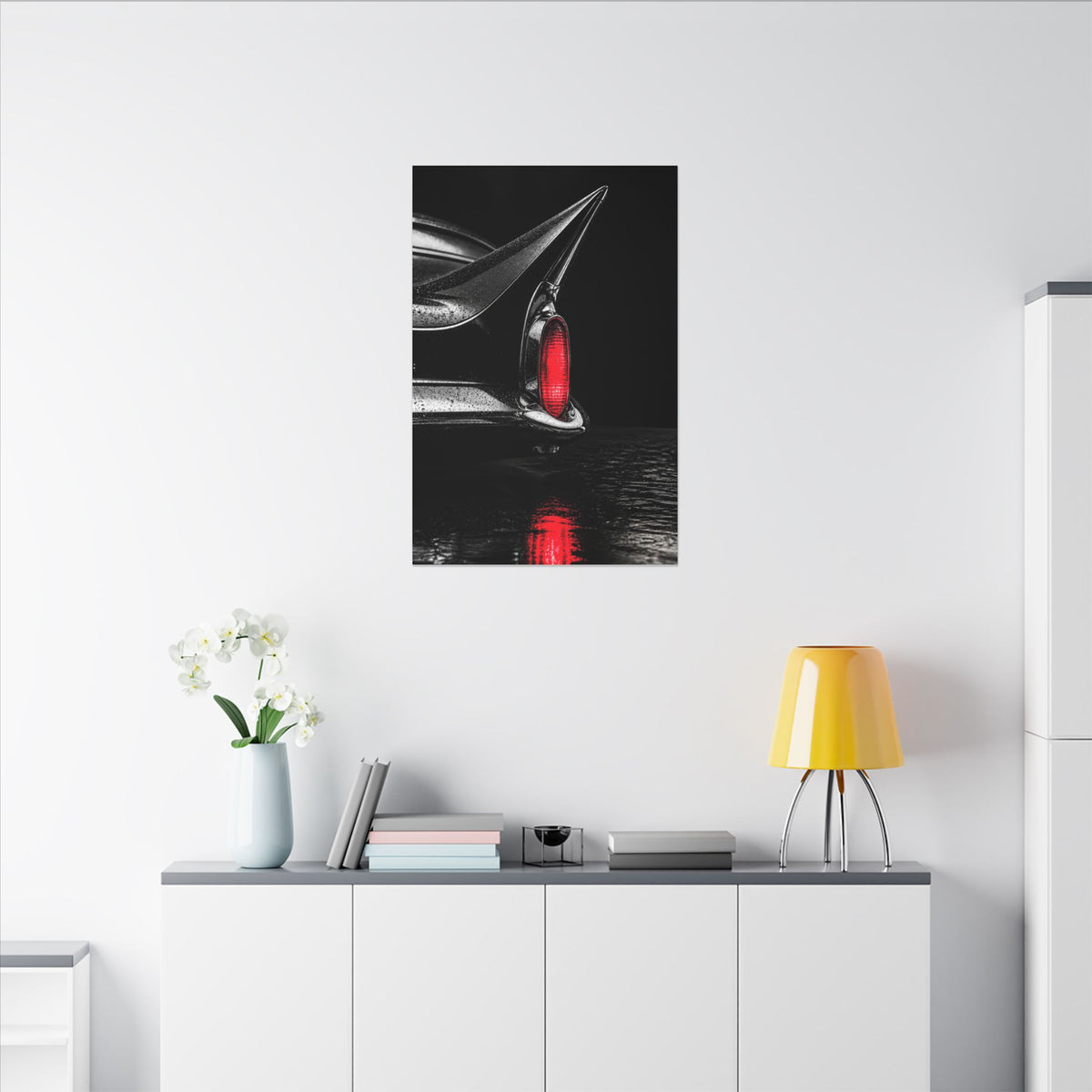 Ruby Tail - Classic Car Wall Art | Canvas