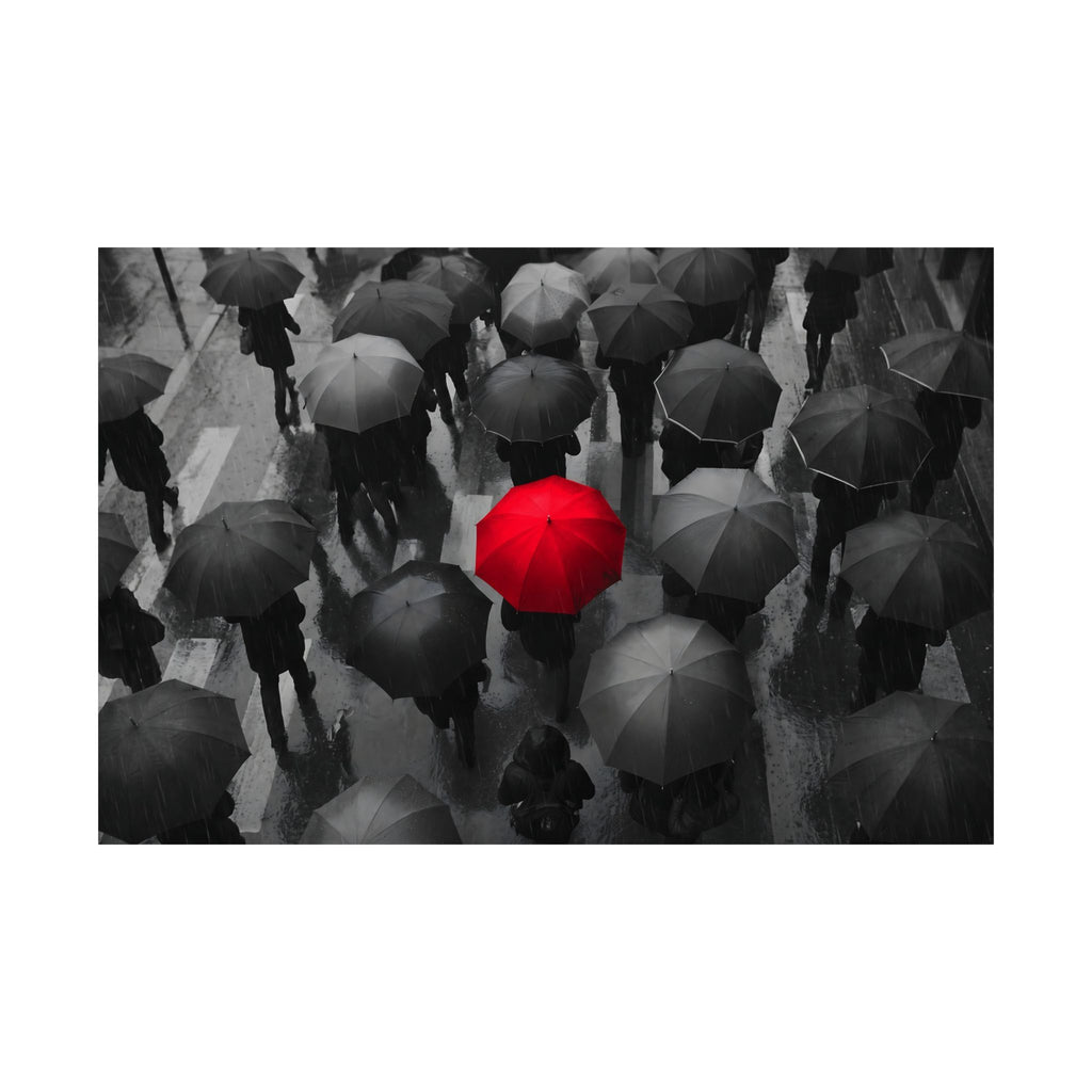 One in the Crowd - Office Wall Art | Matte Poster (Landscape)