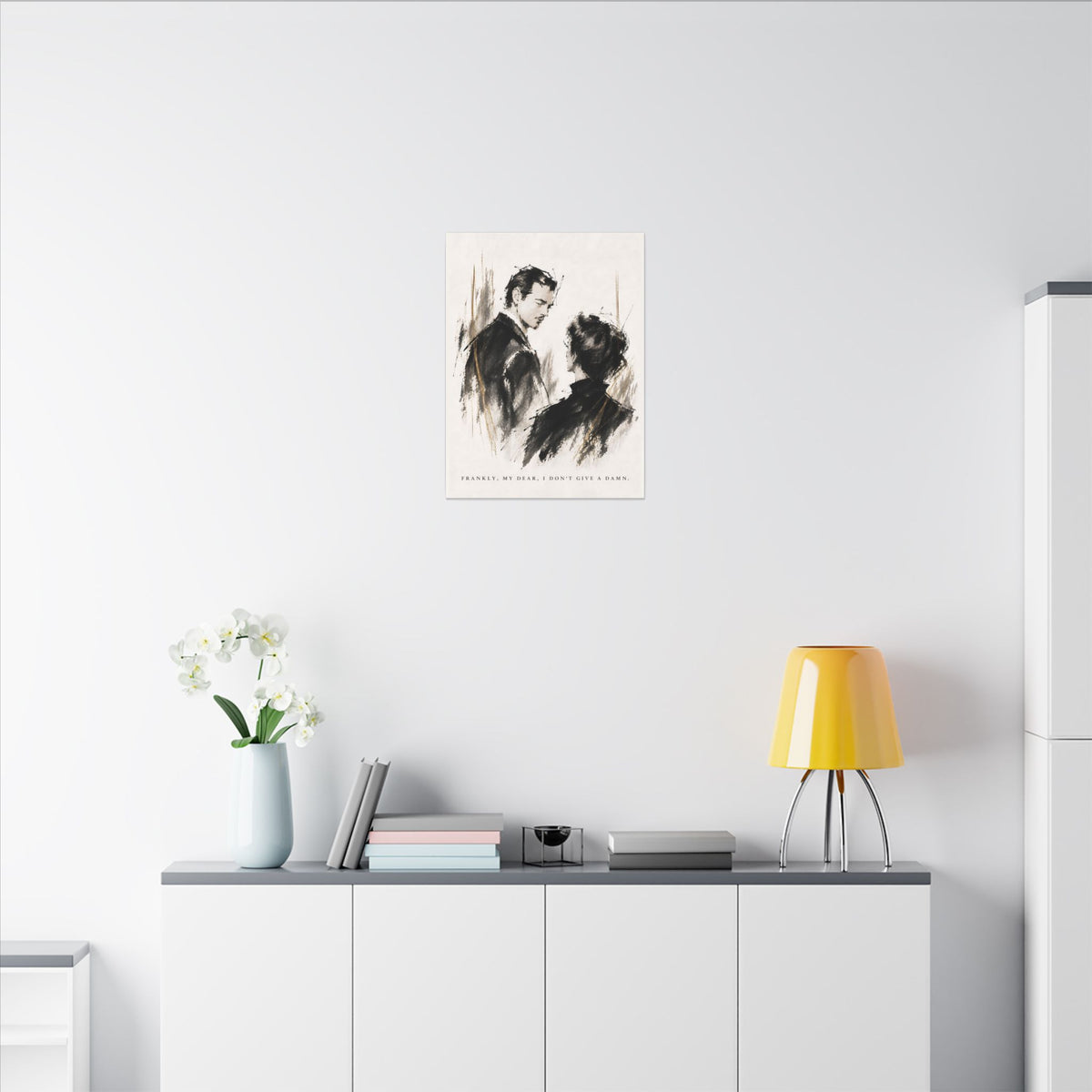 Frankly My Dear - Romantic Noir Wall Art | Canvas
