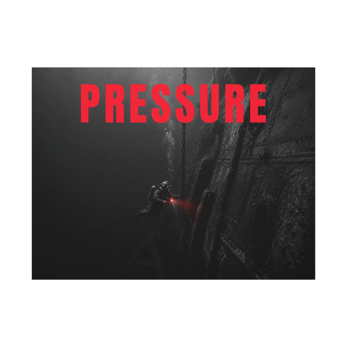 Control the Pressure - Gym Wall Art | Canvas (Landscape)