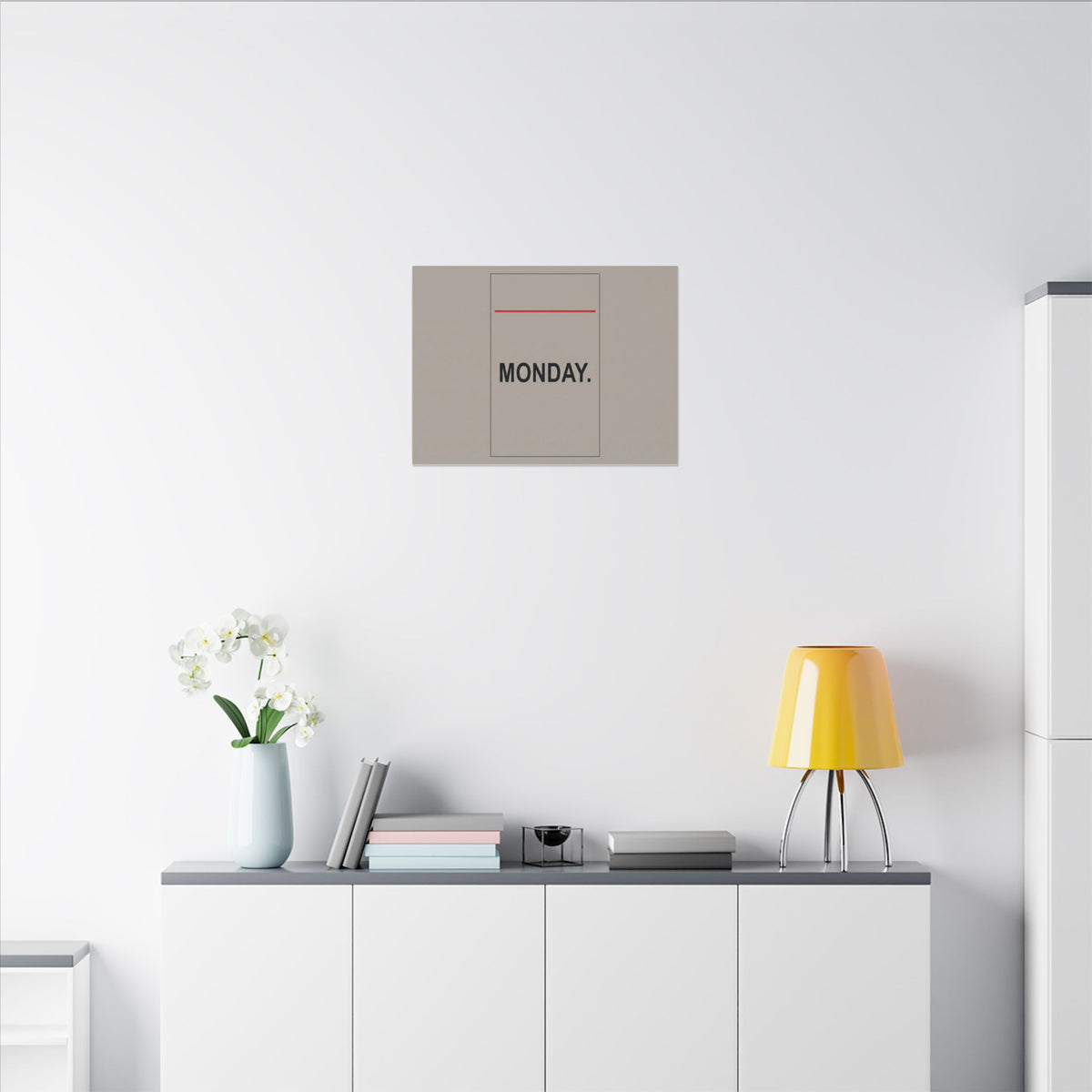 Monday - Office Wall Art | Canvas (Landscape)