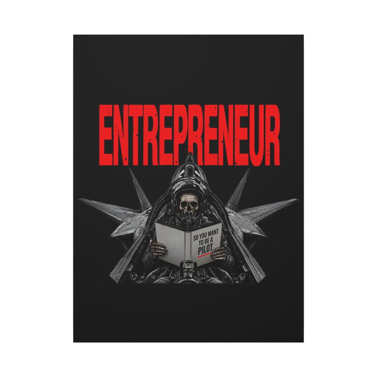 Entrepreneur - Skeleton Wall Art | Canvas