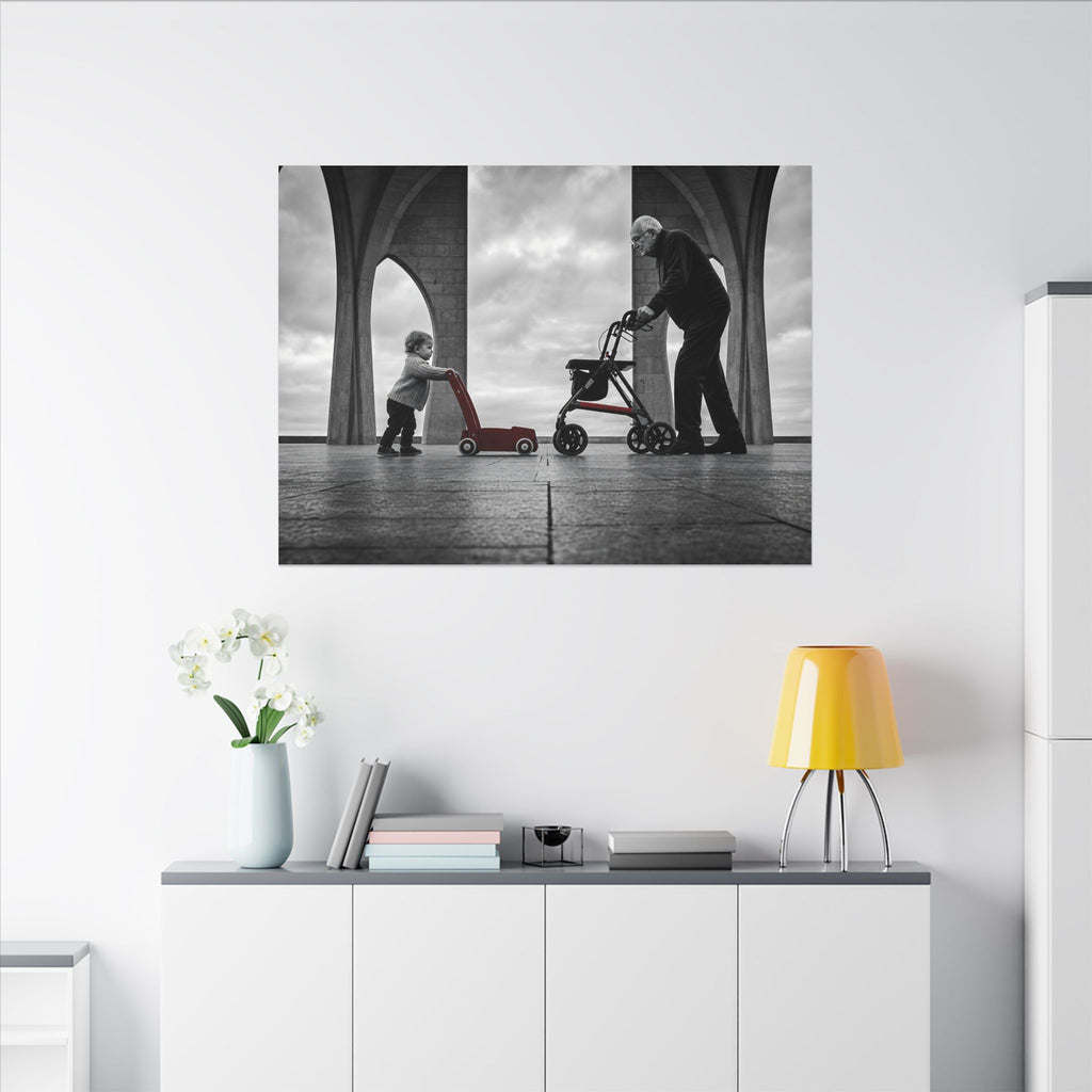 Between the Arches - Bedroom Wall Art | Canvas (Landscape)