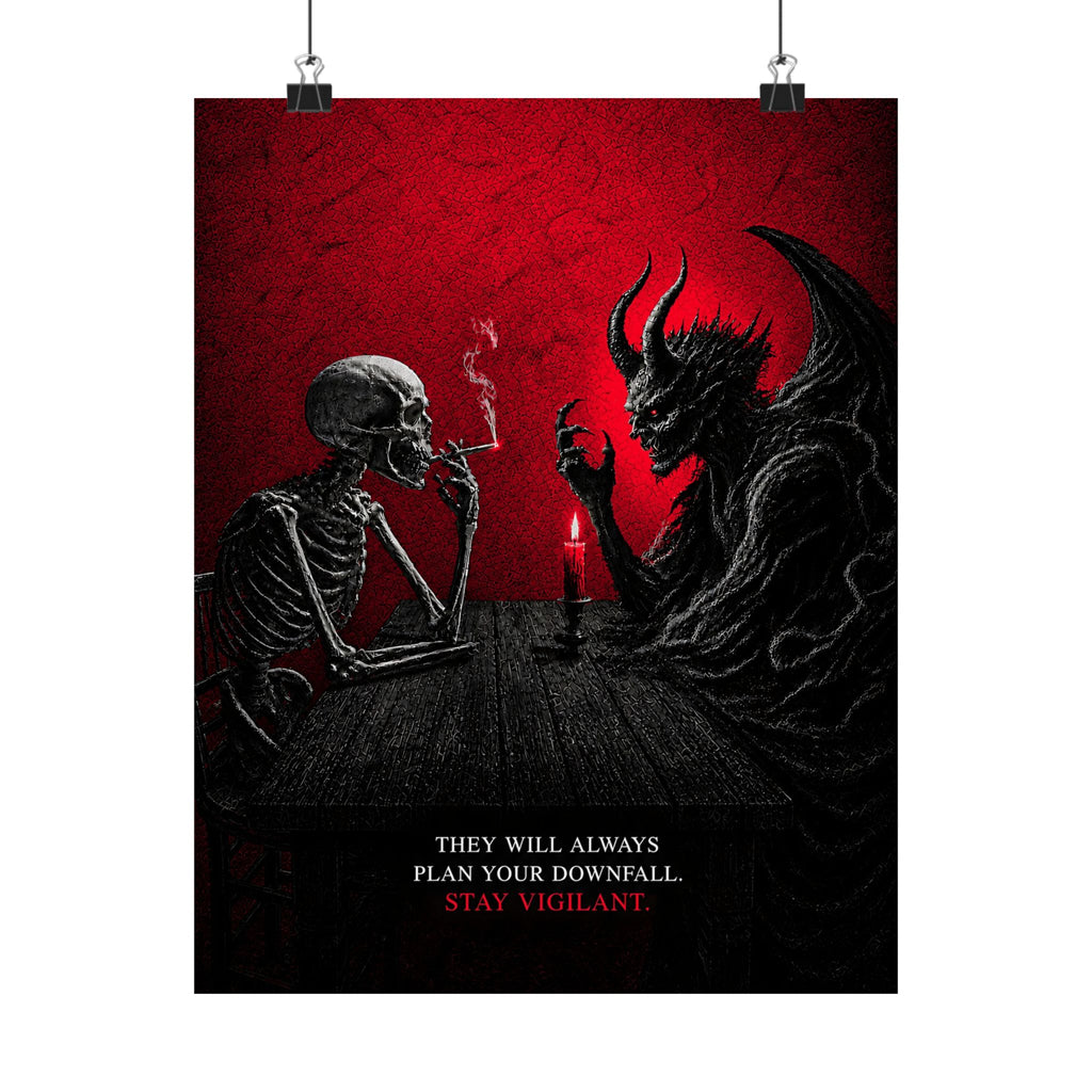 Stay Vigilant - Dark Wall Art | Matte Poster