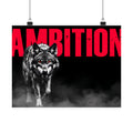 Ambition - Wolf Wall Art | Matte Poster (Landscape)