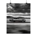 Open Road Velocity - Muscle Car Wall Art | Matte Poster