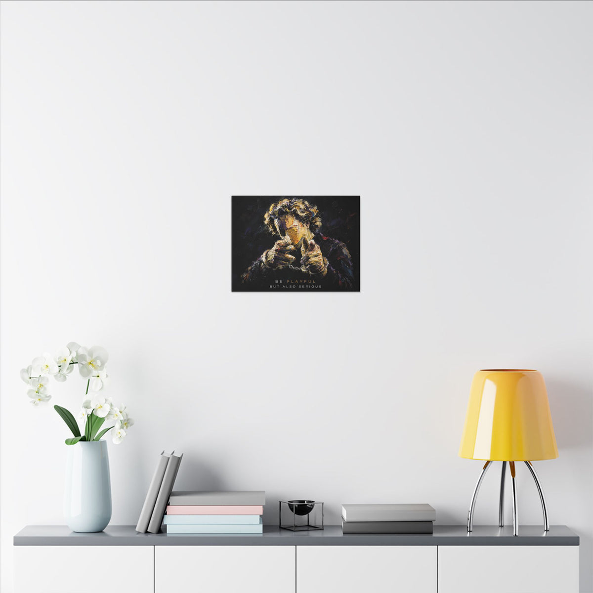 Be Playful But Also Serious - Office Wall Art | Canvas (Landscape)