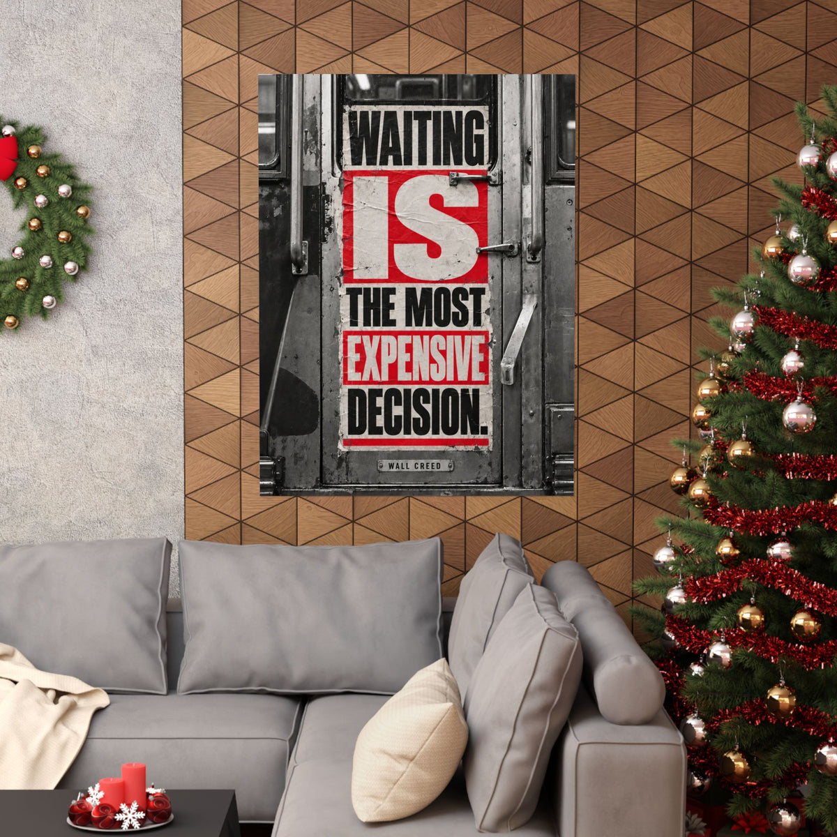 Waiting Is Expensive - Office Quote Wall Art | Matte Poster