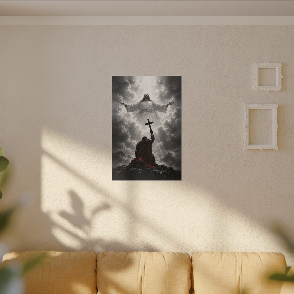 Jesus and the Warrior - Christian Wall Art | Canvas