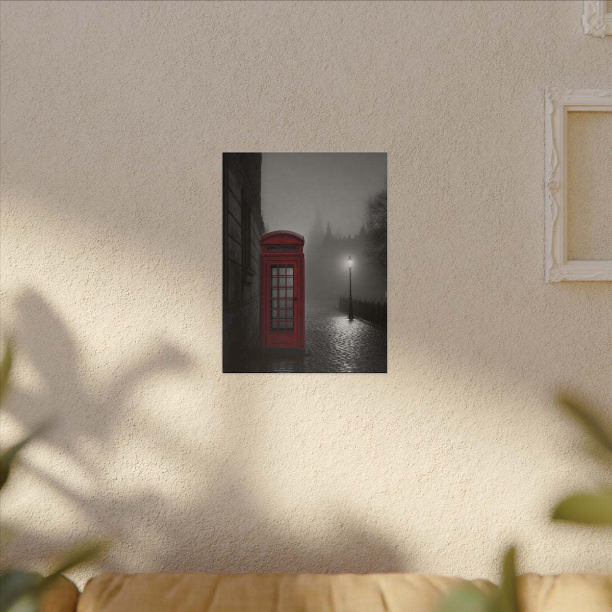 The Red Booth - Unique Office Art | Canvas