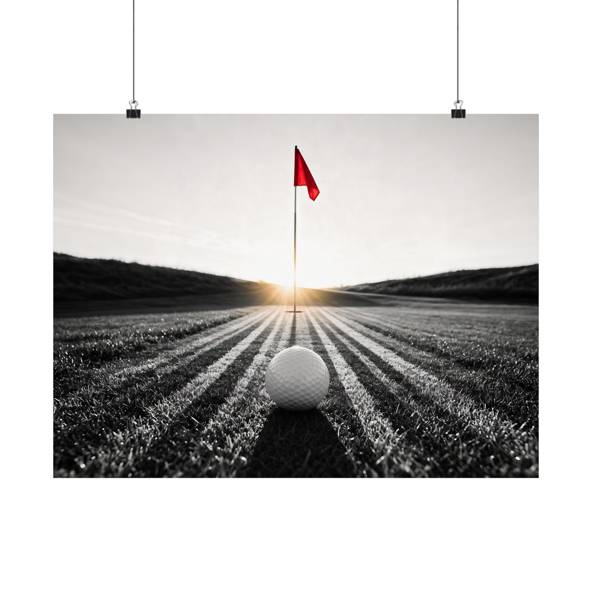 Dead Aim - Golf Wall Decor | Matte Poster (Landscape)