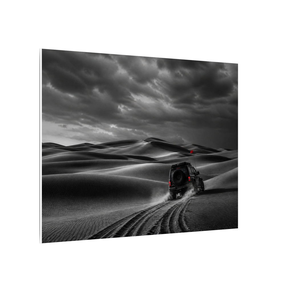 Go Beyond the Road - Minimalist Bedroom Wall Art | Canvas (Landscape)