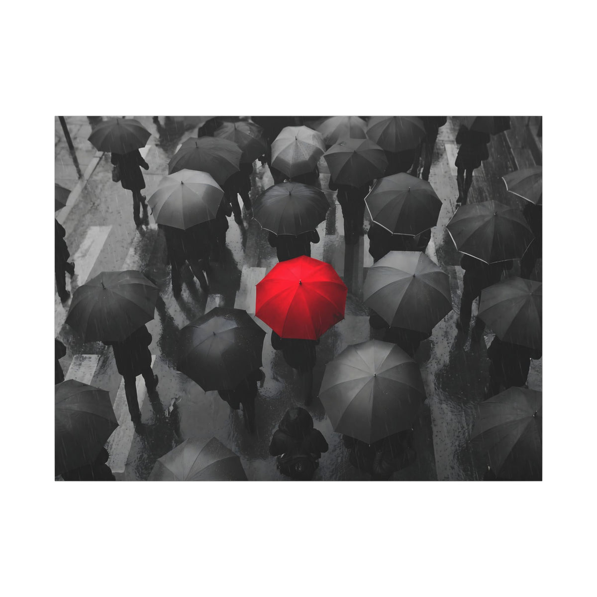One in the Crowd - Office Wall Art | Canvas (Landscape)
