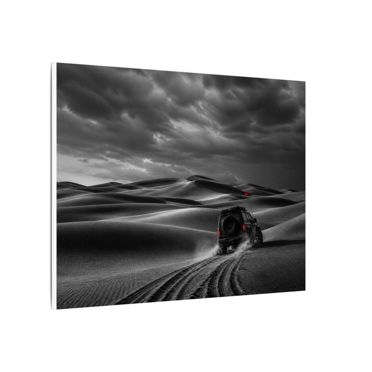 Go Beyond the Road - Minimalist Bedroom Wall Art | Canvas (Landscape)