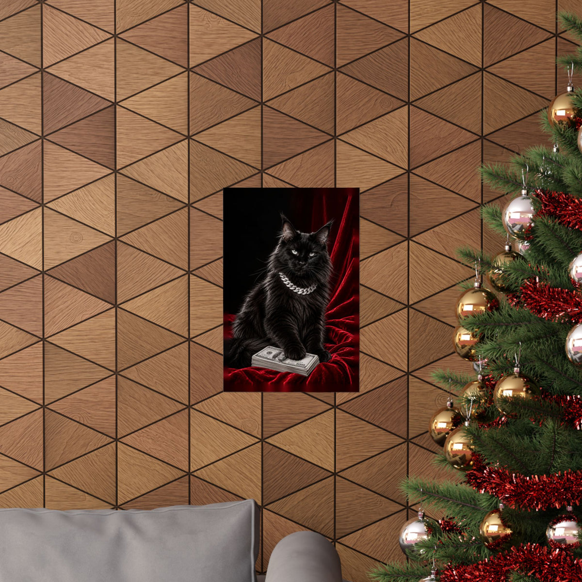 Cat Cash - Meme Wall Art | Matte Poster