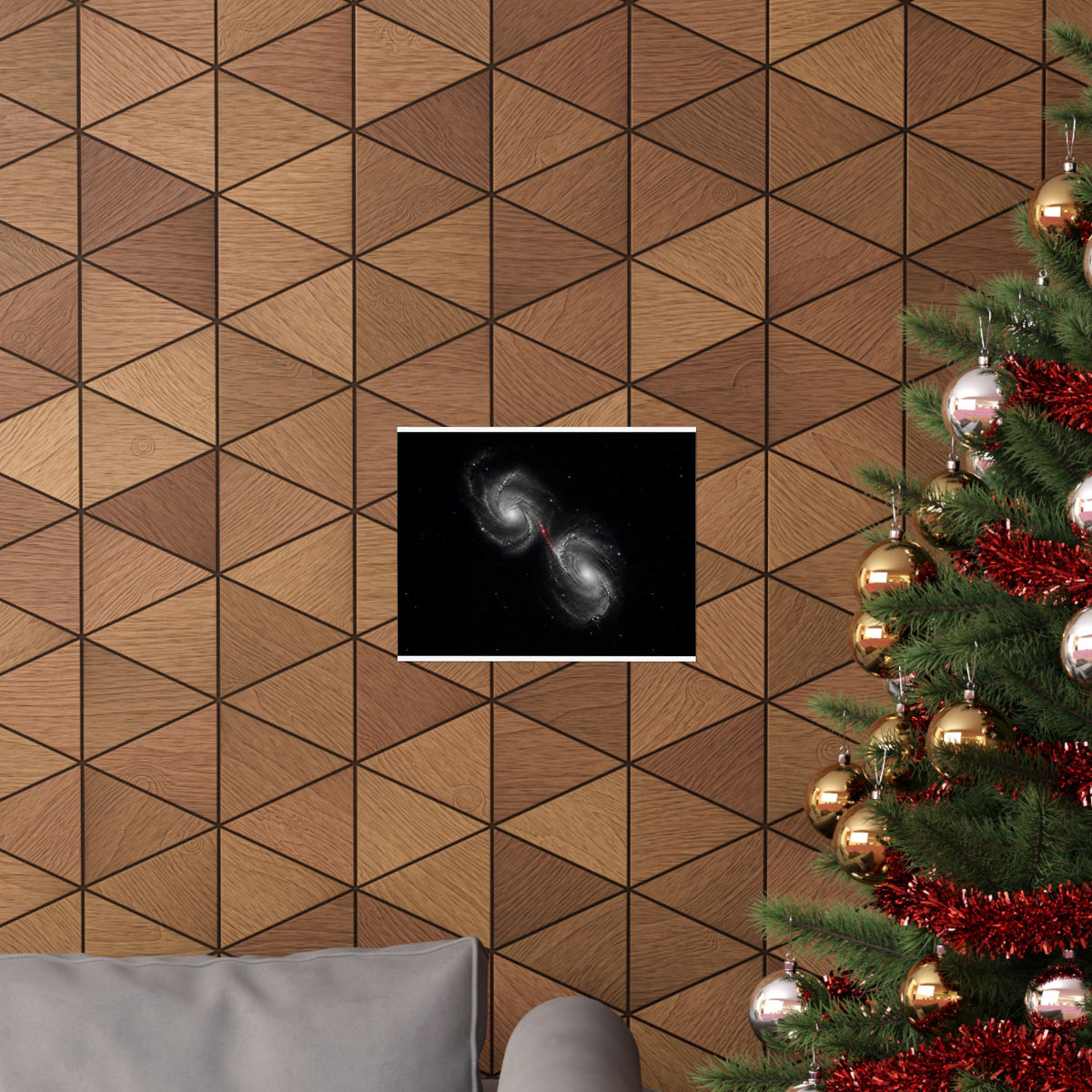 Collision Course - Space Wall Art | Matte Poster (Landscape)