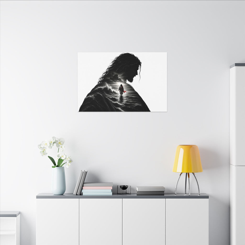 Walk on Water - Christian Wall Art | Canvas (Landscape)