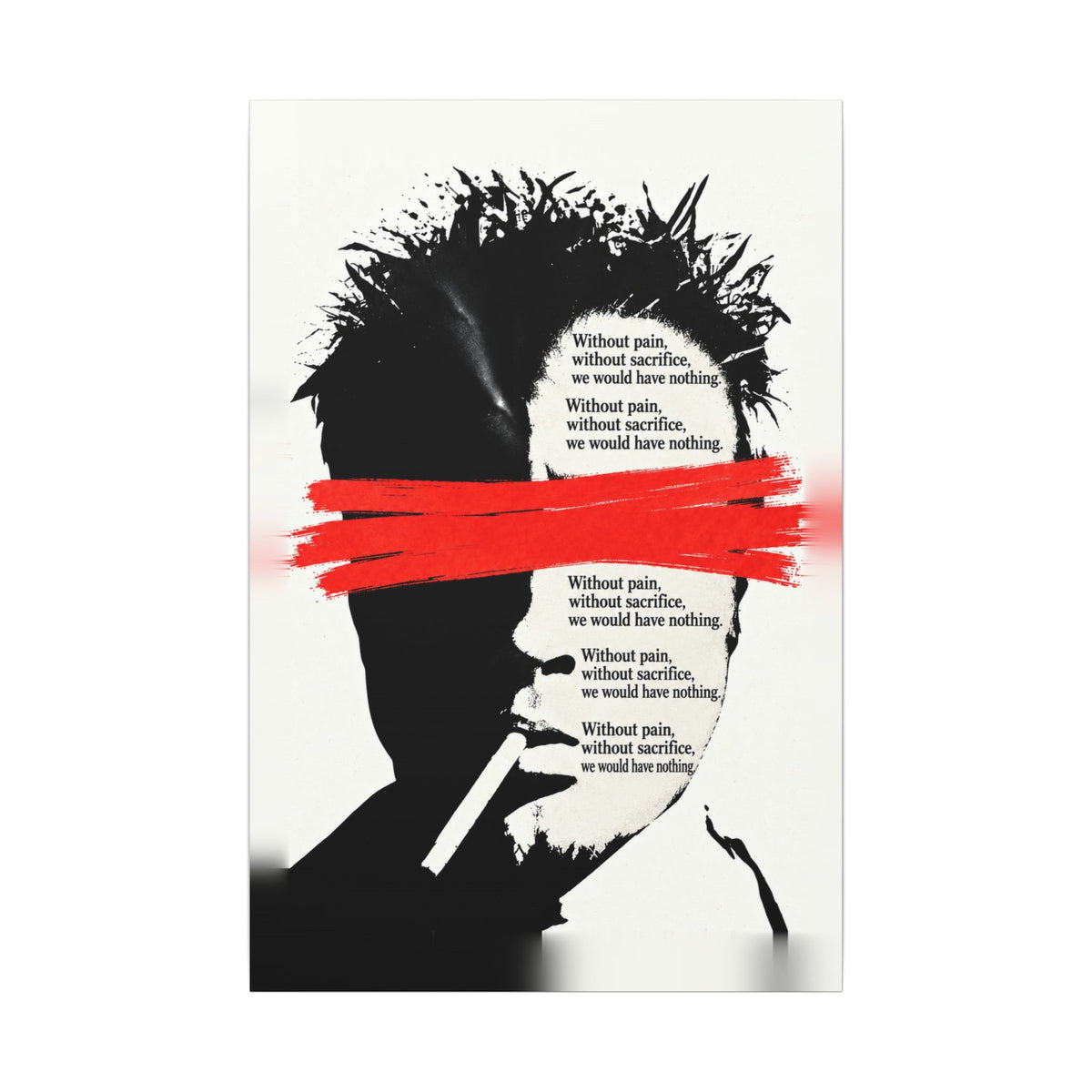 Pain and Sacrifice - Quote Wall Art | Canvas