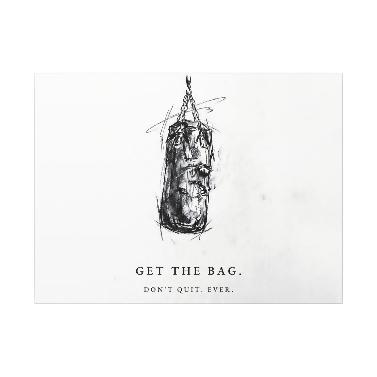 Get the Bag - Boxing Wall Art | Canvas (Landscape)