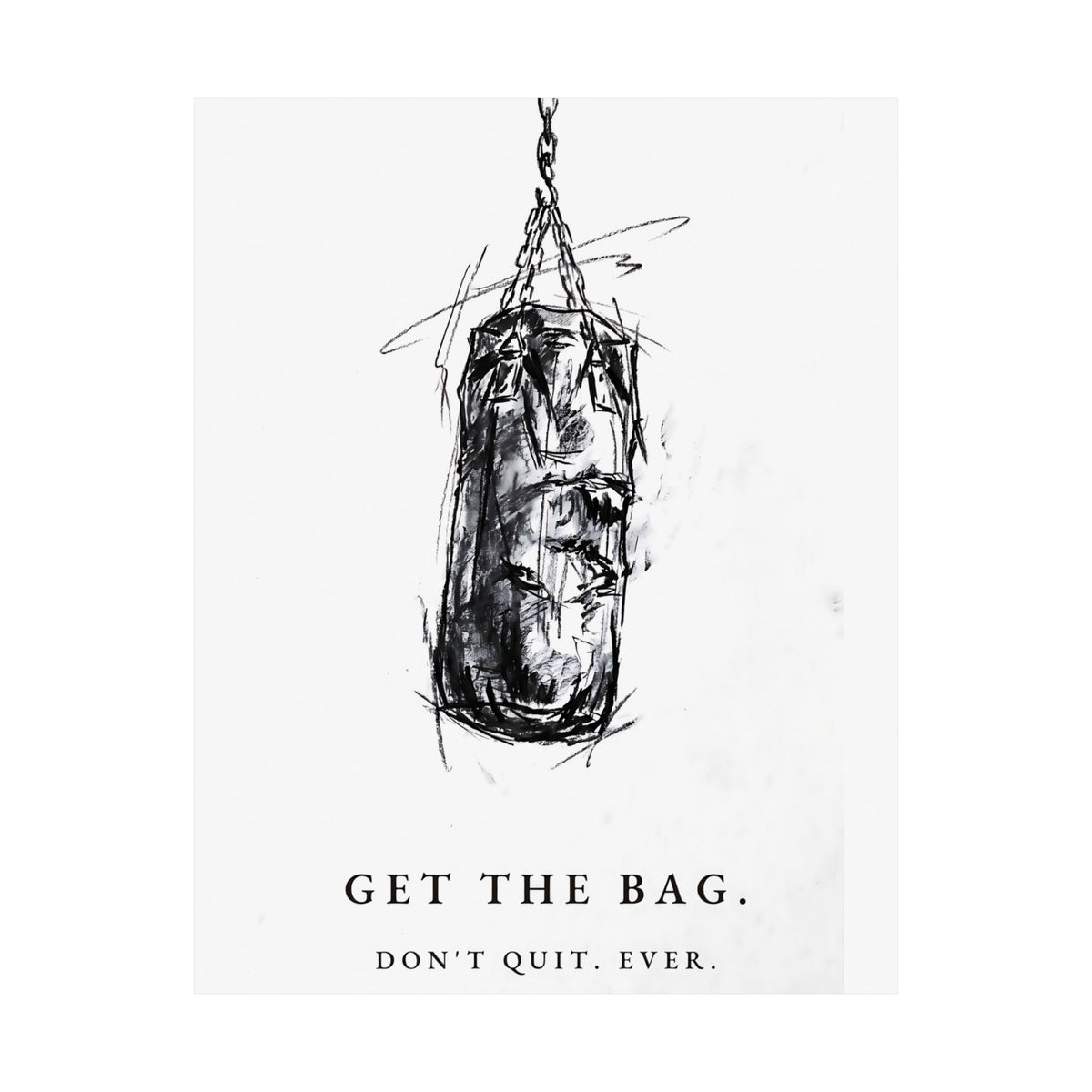Get the Bag - Boxing Wall Art | Matte Poster