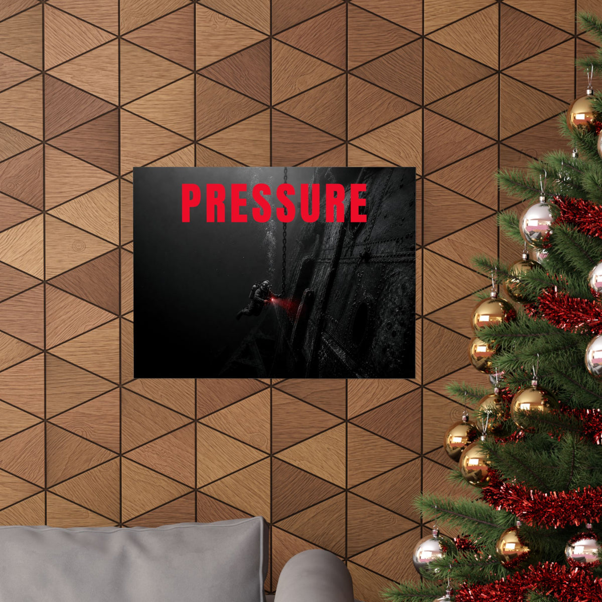 Control the Pressure - Gym Wall Art | Matte Poster (Landscape)
