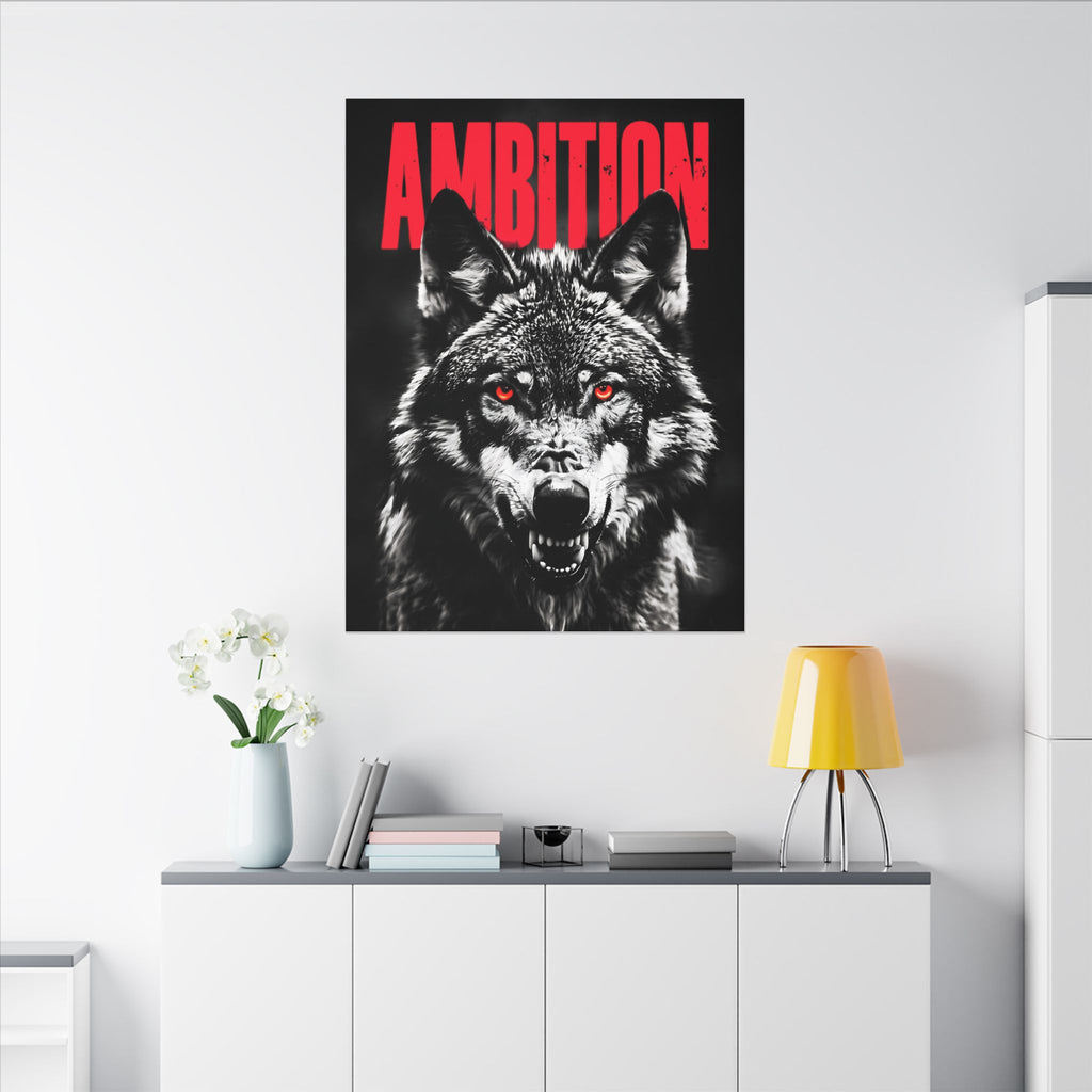 Ambition - Wolf Wall Art | Canvas