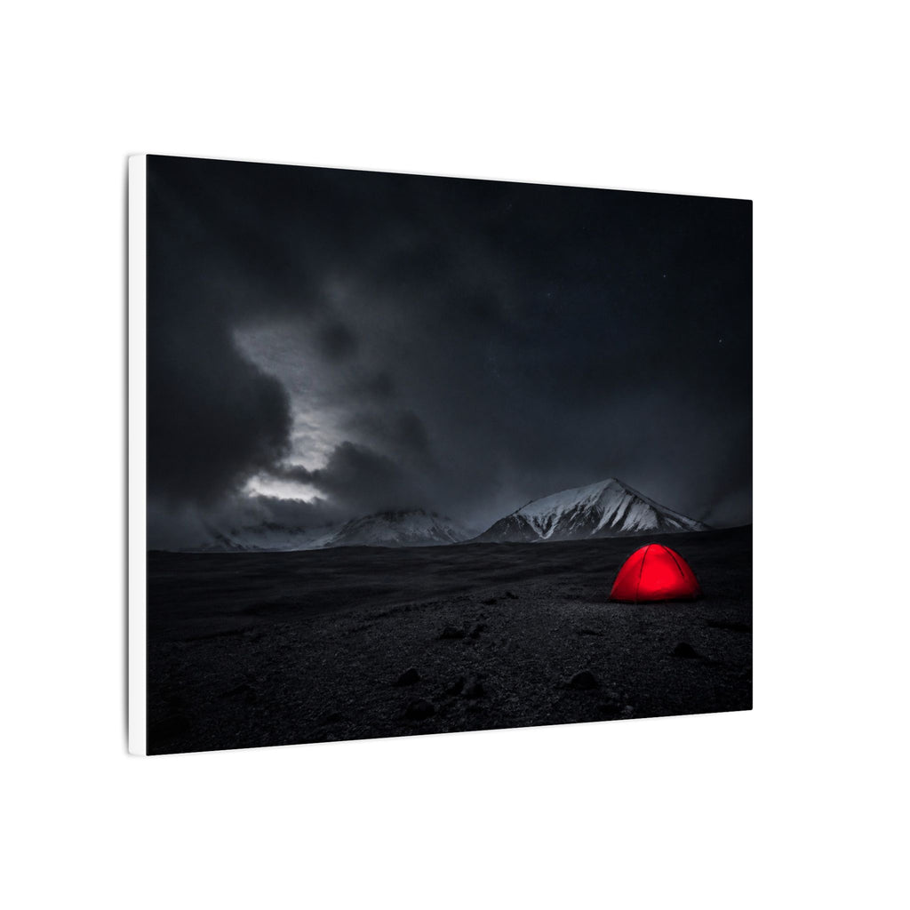 Red Tent - Wall Art Above Bed | Canvas (Landscape)